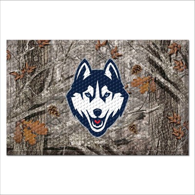 Fan Mats  LLC UConn Huskies Camo Scraper Mat Camo