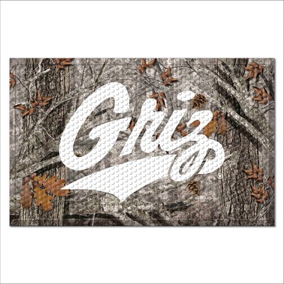Fan Mats  LLC Montana Grizzlies Camo Scraper Mat Camo