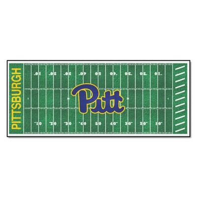 Fan Mats  LLC Pitt Panthers Football Field Runner Green