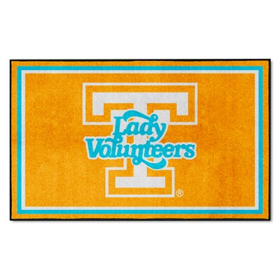 Fan Mats  LLC Tennessee Volunteers 4ft. x 6ft. Plush Area Rug, Lady Volunteers Orange