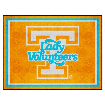 Fan Mats  LLC Tennessee Volunteers 8ft. x 10 ft. Plush Area Rug, Lady Volunteers Orange