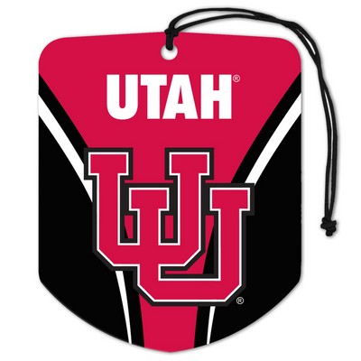 Fan Mats  LLC Utah Utes 2 Pack Air Freshener Red