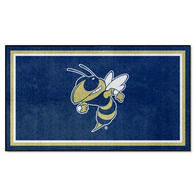 Fan Mats  LLC Georgia Tech Yellow Jackets 3x5 Rug Blue