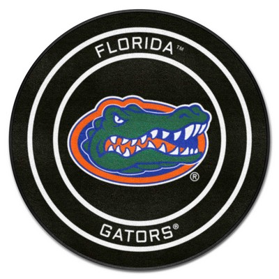 Fan Mats  LLC Florida Gators Puck Mat Black
