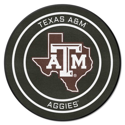 Fan Mats  LLC Texas A&M Aggies Puck Mat Black