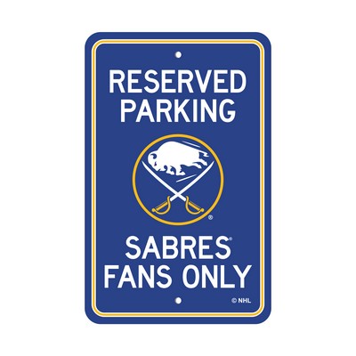 Fan Mats  LLC Buffalo Sabres Parking Sign Navy