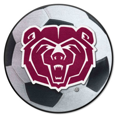 Fan Mats  LLC Missouri State Bears Soccer Ball Mat White