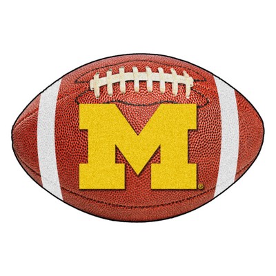 Fan Mats  LLC Michigan Wolverines Football Rug 