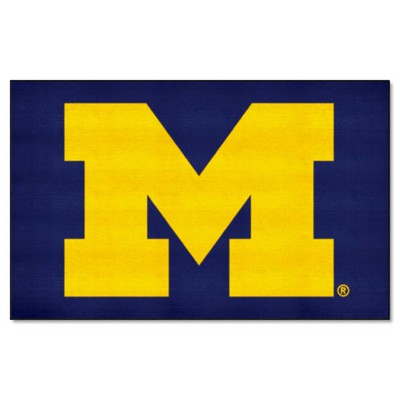 Michigan Wolverines Ulti-Mat Blue Fan Mats  LLC Michigan Wolverines Ulti-Mat Blue