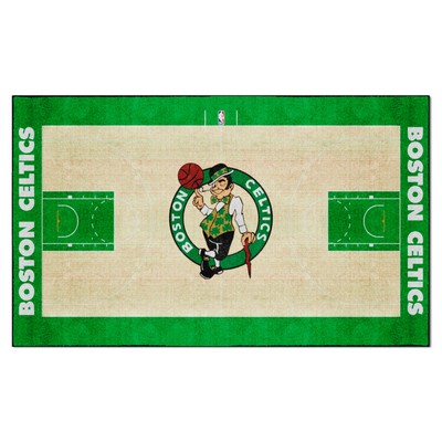 Fan Mats  LLC Boston Celtics 6x10 Rug Green