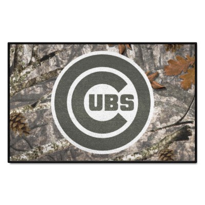Fan Mats  LLC Chicago Cubs Starter Mat Camo Camo