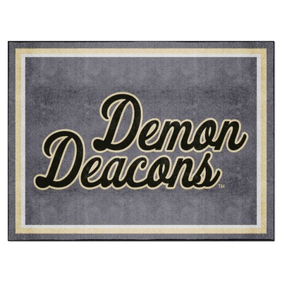 Fan Mats  LLC Wake Forest Demon Deacons 8x10 Rug Gray