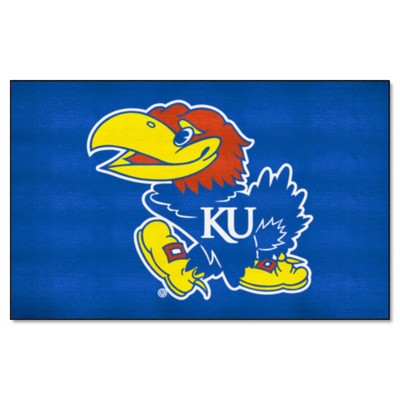 Fan Mats  LLC Kansas Jayhawks Ulti-Mat Blue