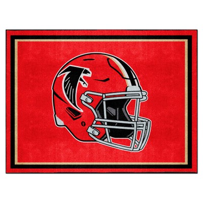 Fan Mats  LLC Atlanta Falcons 8x10 Rug Retro Red