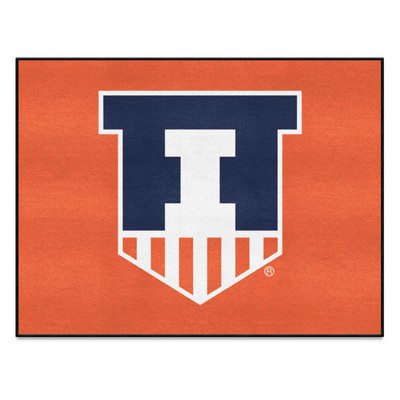 Fan Mats  LLC Illinois Illini All-Star Mat Orange