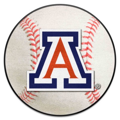Fan Mats  LLC Arizona Wildcats Baseball Mat White