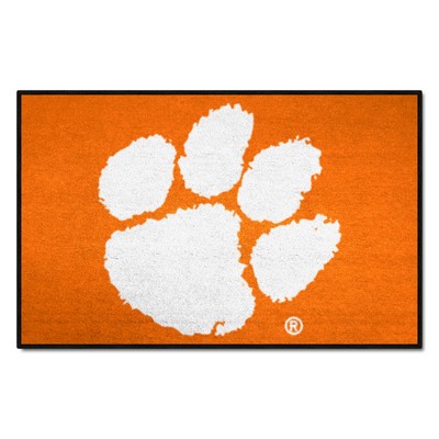 Fan Mats  LLC Clemson Tigers Starter Mat Orange