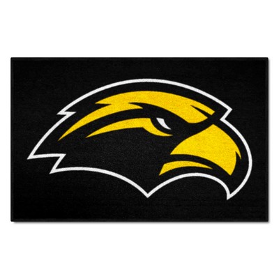 Fan Mats  LLC Southern Miss Golden Eagles Starter Mat Black
