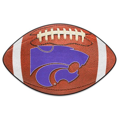Fan Mats  LLC Kansas State Wildcats Football Mat Brown
