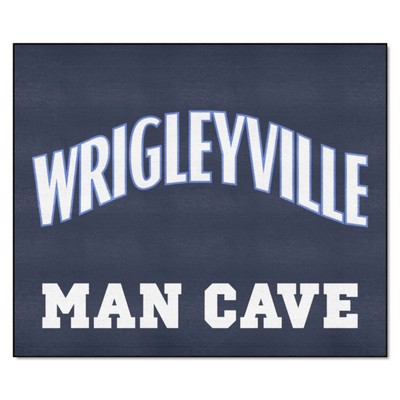 Fan Mats  LLC Chicago Cubs Tailgater Mat Man Cave Blue