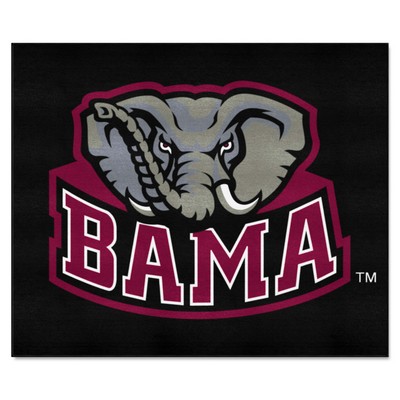 Fan Mats  LLC Alabama Crimson Tide Tailgater Mat Black