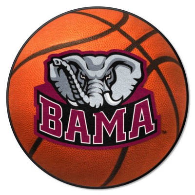 Fan Mats  LLC Alabama Crimson Tide Basketball Mat Orange