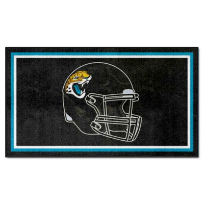 Fan Mats  LLC Jacksonville Jaguars 3x5 Rug Black