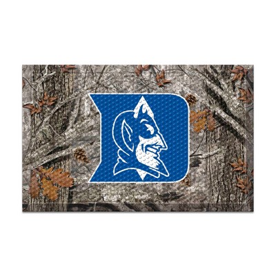 Duke Blue Devils Camo Scraper Mat Camo Fan Mats LLC Duke Blue Devils Camo Scraper Mat Camo