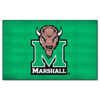 Fan Mats  LLC Marshall Thundering Herd Ulti-Mat Green