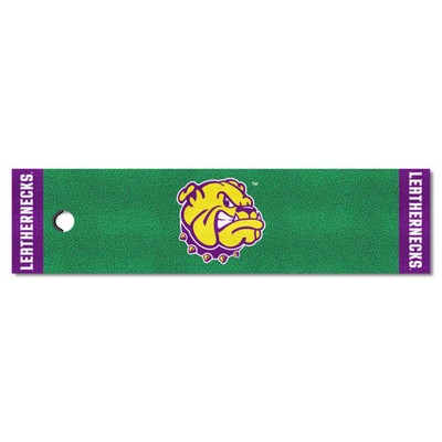 Fan Mats  LLC Western Illinois Leathernecks Putting Green Mat Green