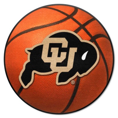Fan Mats  LLC Colorado Buffaloes Basketball Mat Orange