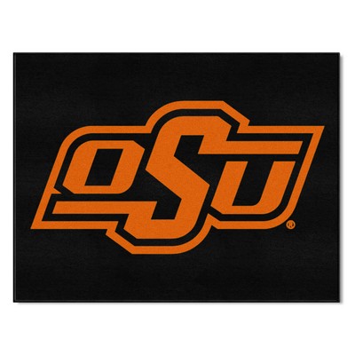 Fan Mats  LLC Oklahoma State Cowboys All-Star Mat Black