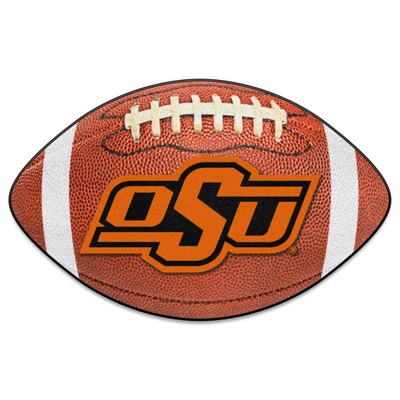 Fan Mats  LLC Oklahoma State Cowboys Football Mat Brown