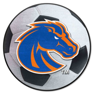 Fan Mats  LLC Boise State Broncos Soccer Ball Mat White