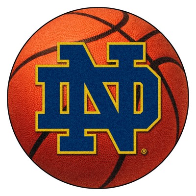 Fan Mats  LLC Notre Dame Fighting Irish Basketball Rug 