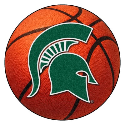 Fan Mats  LLC Michigan State Spartans Basketball Rug 