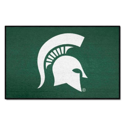 Fan Mats  LLC Michigan State Spartans Starter Mat Green