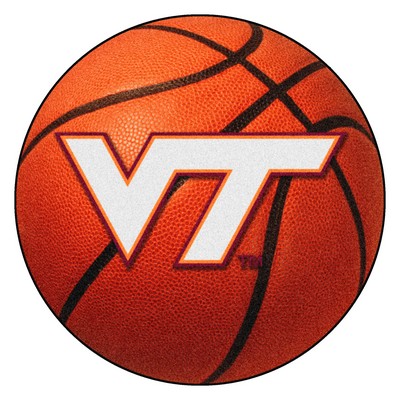 Fan Mats  LLC Virginia Tech Hokies Basketball Rug 