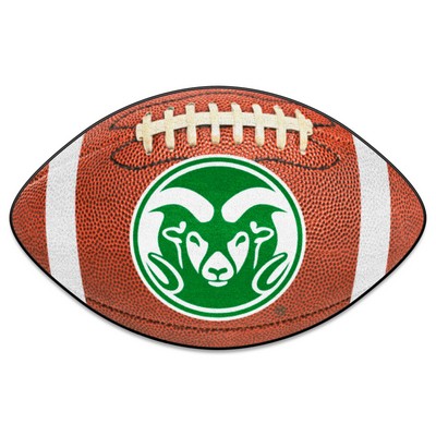 Fan Mats  LLC Colorado State Rams Football Mat Brown