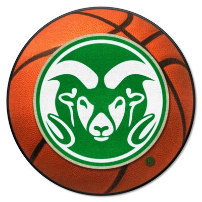 Fan Mats  LLC Colorado State Rams Basketball Mat Orange