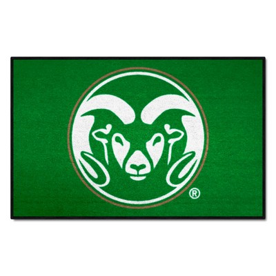 Fan Mats  LLC Colorado State Rams Starter Mat Green