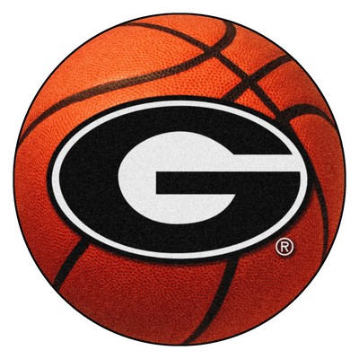 Fan Mats  LLC Georgia Bulldogs Basketball Rug 