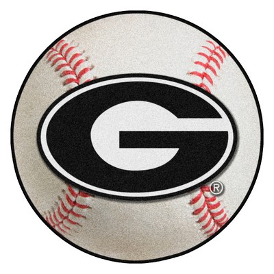 Fan Mats  LLC Georgia Bulldogs Baseball Rug 