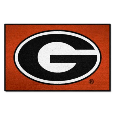 Fan Mats  LLC Georgia Bulldogs Starter Mat Red