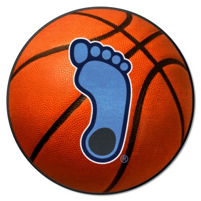 Fan Mats  LLC North Carolina Tar Heels Basketball Rug - 27in. Diameter, Tar Heel Logo Orange