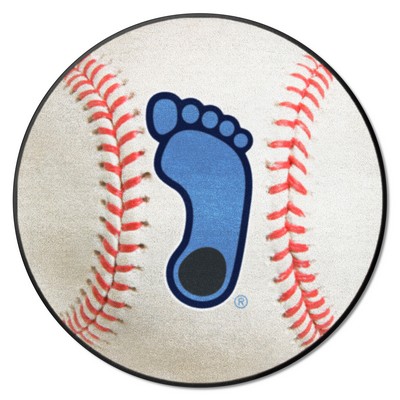 Fan Mats  LLC North Carolina Tar Heels Baseball Rug - 27in. Diameter, Tar Heel Logo White