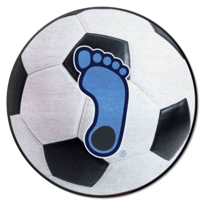 Fan Mats  LLC North Carolina Tar Heels Soccer Ball Mat White