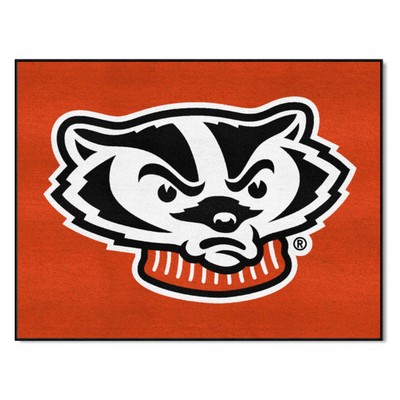 Fan Mats  LLC Wisconsin Badgers All-Star Mat Red