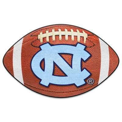 Fan Mats  LLC North Carolina Tar Heels Football Mat Brown