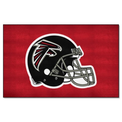Fan Mats  LLC Atlanta Falcons Ulti-Mat Rug - 5ft. x 8ft., Helmet Logo Red